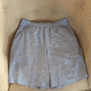 lululemon athletica Men's Heathered Gray Athletic Shorts
